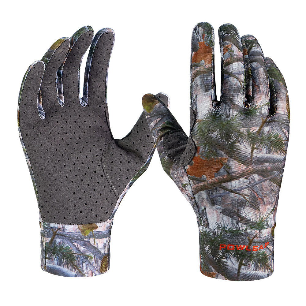 Top Sale Lightweight Anti-Slip Hunter Gloves Breathable Full Finger Shooting Gloves Outdoor Hunting Camo Archery Accessories