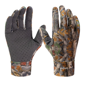 Top Sale Lightweight Anti-Slip Hunter Gloves Breathable Full Finger Shooting Gloves Outdoor Hunting Camo Archery Accessories