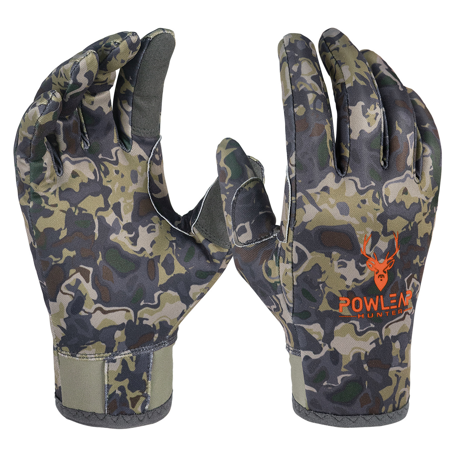 Summer Breathable Camouflage Hunting Fingerless Gloves Anti-Slip Quick Dry Jungle Hunting Deer Duck Gloves Archery Accessories