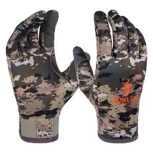 Summer Breathable Camouflage Hunting Fingerless Gloves Anti-Slip Quick Dry Jungle Hunting Deer Duck Gloves Archery Accessories