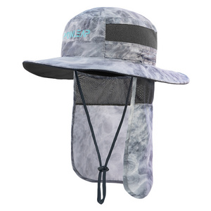 Fashion Men Women Outdoor Bucket Hat Sun Visor Hat Custom Waterproof Breathable UV Protection Boonie Hats