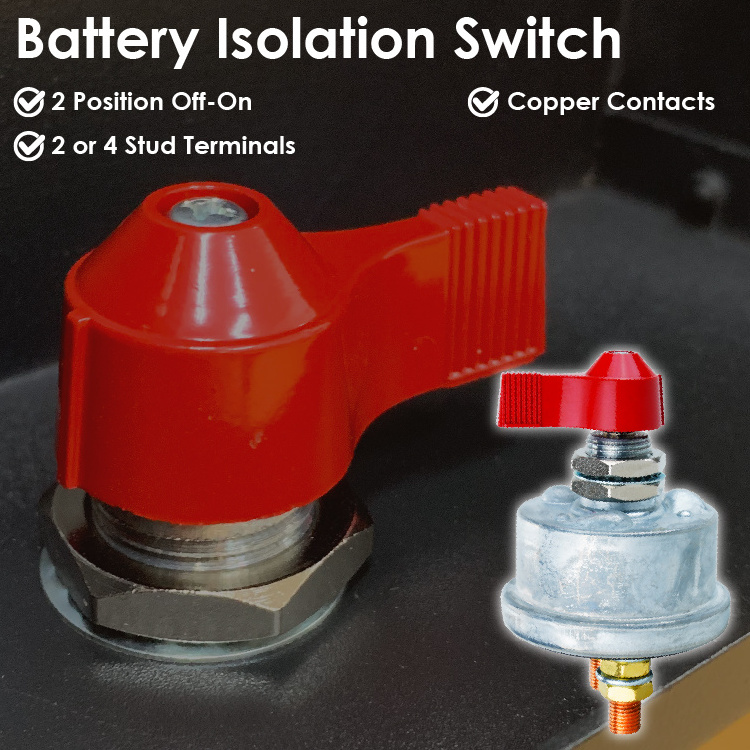 Hot Selling Battery Switch Product Isolator Metal Car Cut Off Battery Switch