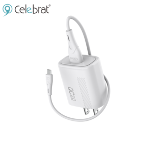 Factory High Quality OEM PD 18w Fast Type USB C Charger for iphone Charger Portable Wall Cell Mobile i Phone Charger With Cable