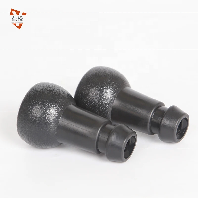 Precision Craftsmanship: Hot Selling Car Accessories Chrome Leather Gear Knob Black 2 Piece Tianjin 5 Speed for Peugeot 307