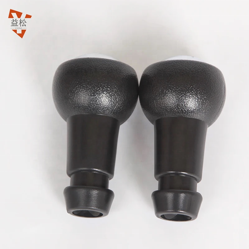 Precision Craftsmanship: Hot Selling Car Accessories Chrome Leather Gear Knob Black 2 Piece Tianjin 5 Speed for Peugeot 307