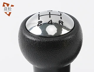 Precision Craftsmanship: Hot Selling Car Accessories Chrome Leather Gear Knob Black 2 Piece Tianjin 5 Speed for Peugeot 307