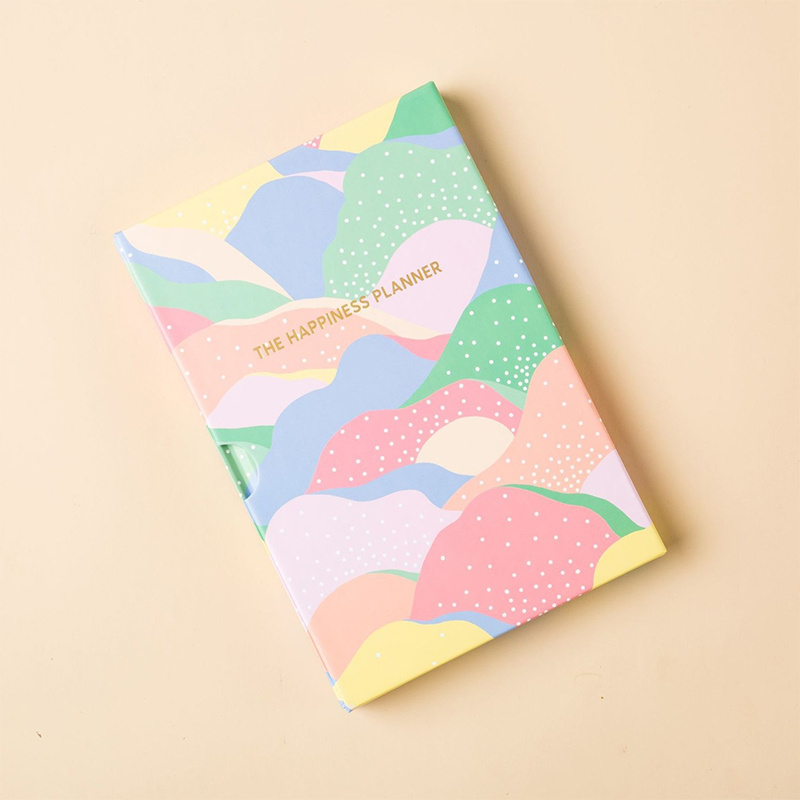 Custom logo private label daily goals planner and journal