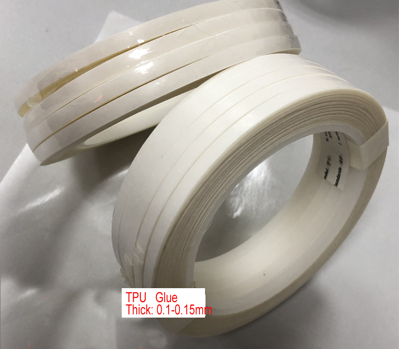 Custom width clothing garments seam tpu tape glue hot melt adhesive tpu film for laminating fabric