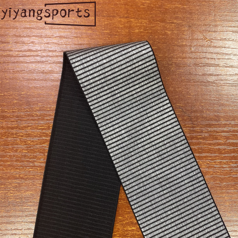 Cycling wear accessories Elastic Jacquard Knitting Webbing Band Cycling Anti Slip Gripper Elastic Power Band