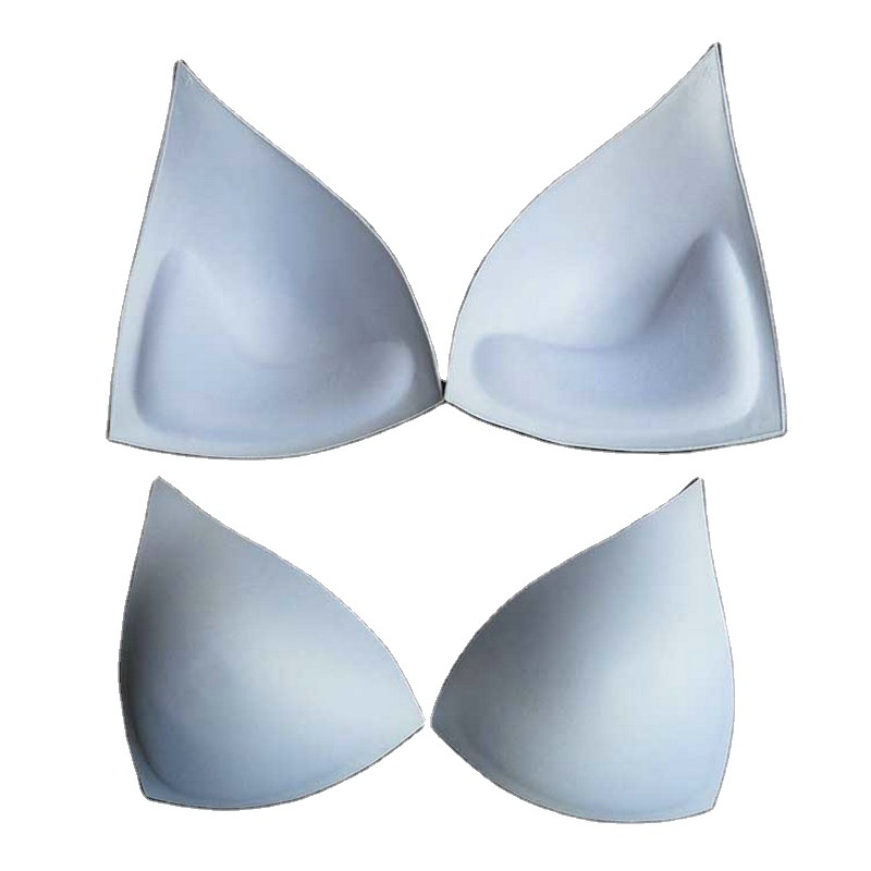 Wholesale Deep V open push up cup foam triangle bikini cups Swimsuit Bra Pad