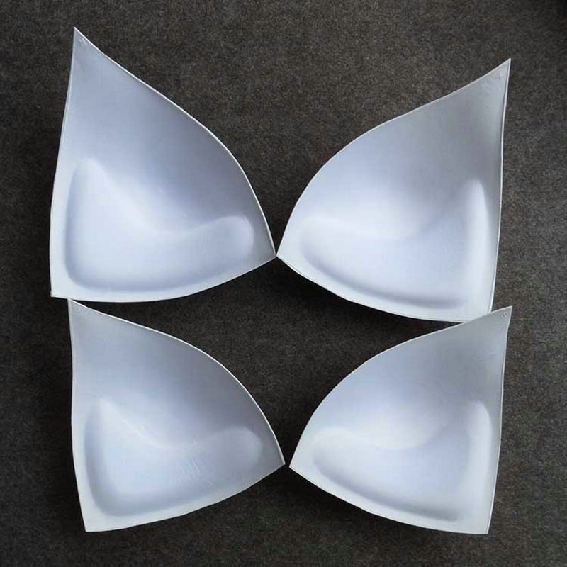 Wholesale Deep V open push up cup foam triangle bikini cups Swimsuit Bra Pad