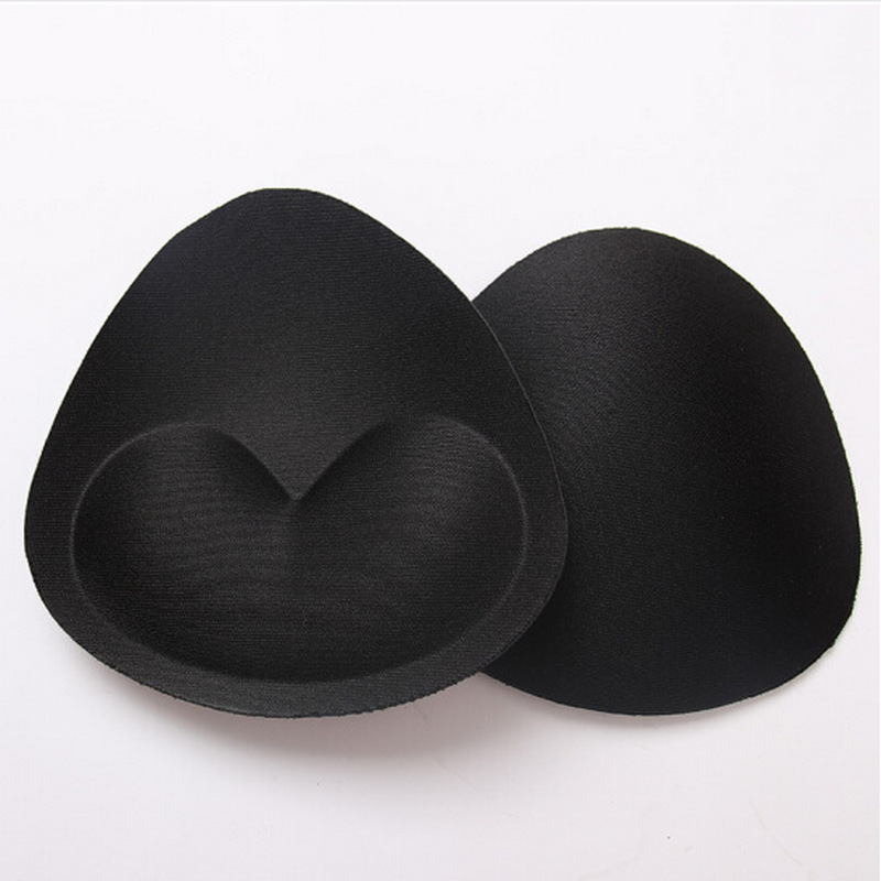 2cm thick push up sexy swimsuit dress insert push up open cup bra pads cups