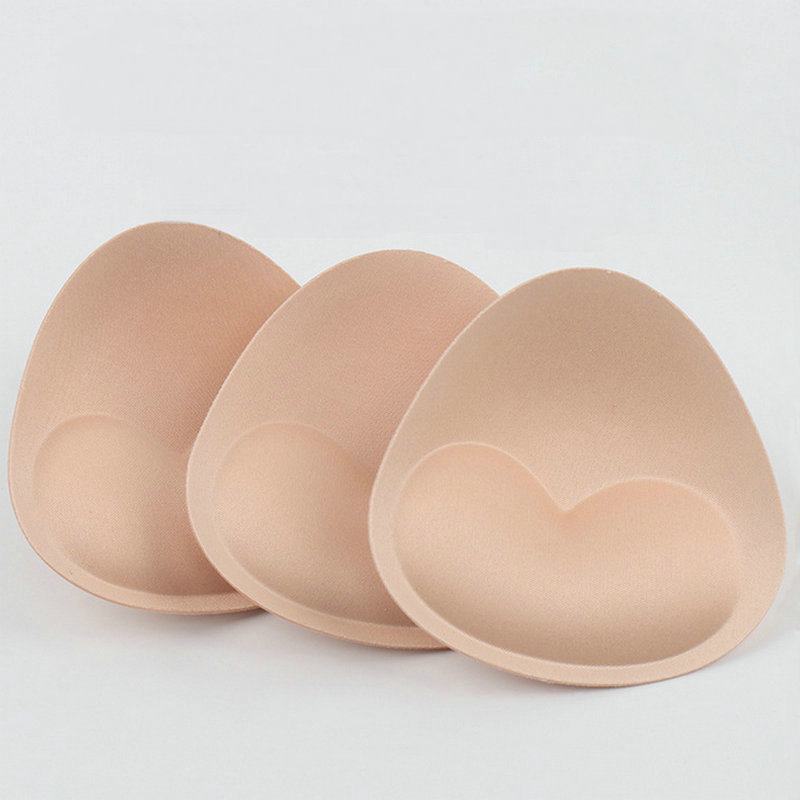 2cm thick push up sexy swimsuit dress insert push up open cup bra pads cups