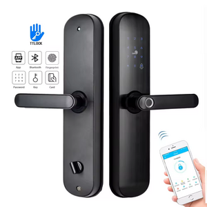 Biometric Fingerprint Lock Home Security Entrance Smart Door Lock with TTLOCK Tuya APP Remote Unlock Door Access Control System