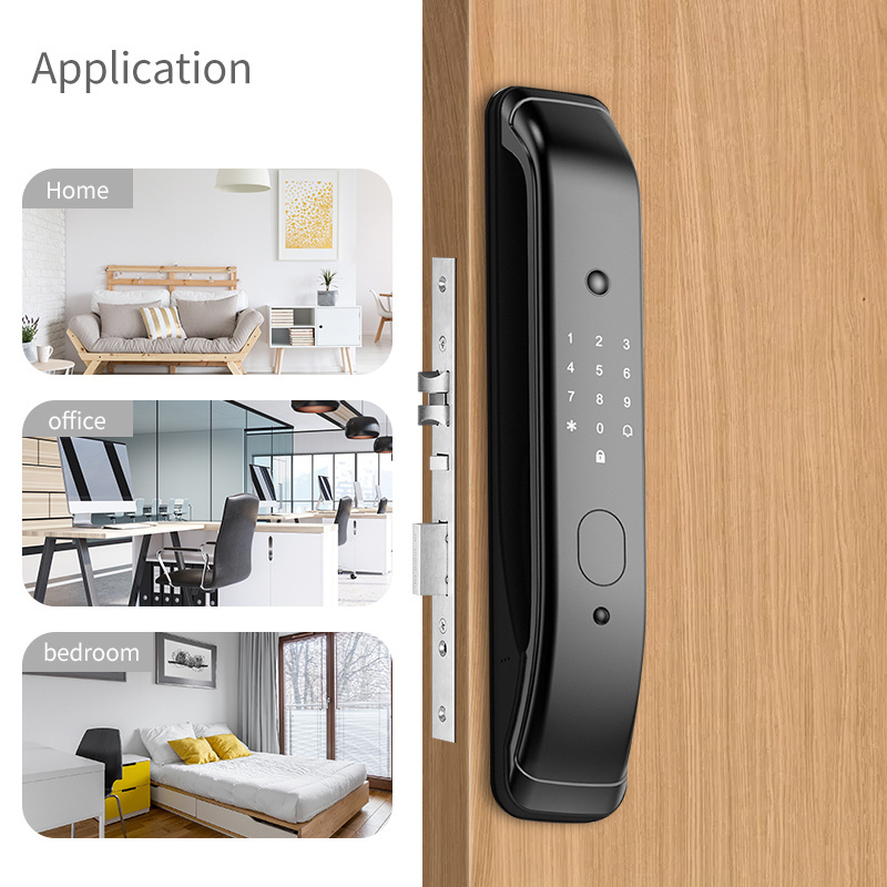 ZKLock Good Quality Automatic Fingerprint Door Lock With WIFI Usmart Go Smart Wireless Door Lock Fingerprint Locker