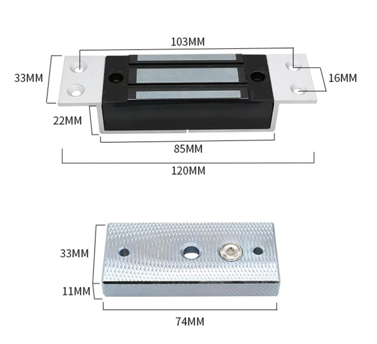 Good Quality Embedded Magnetic Lock Electromagnetic Cabinet Lock Electric Magnetic Door Lock For Door Access Control System