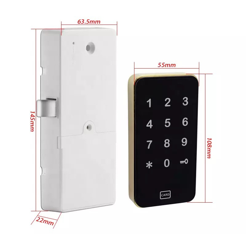 Smart TTLOCK APP Electronic Keypad Digital Pin Code Locker Drawer Cabinet Lock With Touch Screen Password