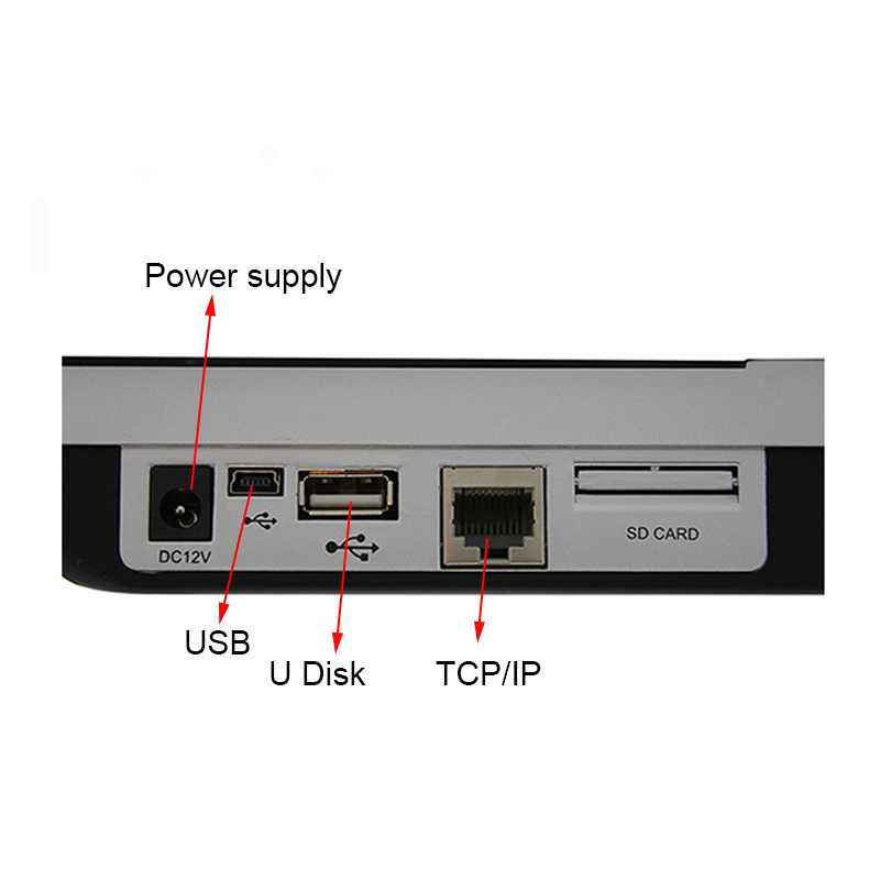 Realand Biometric Fingerprint Time Attendance System Clock Recorder Employee Recognition Recording Device Electronic Machine