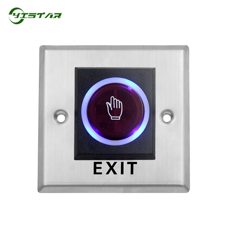 China Factory 12V Touchless Infrared Sensor Switch No Touch Contactless Switches Door Exit Button With Remote Control