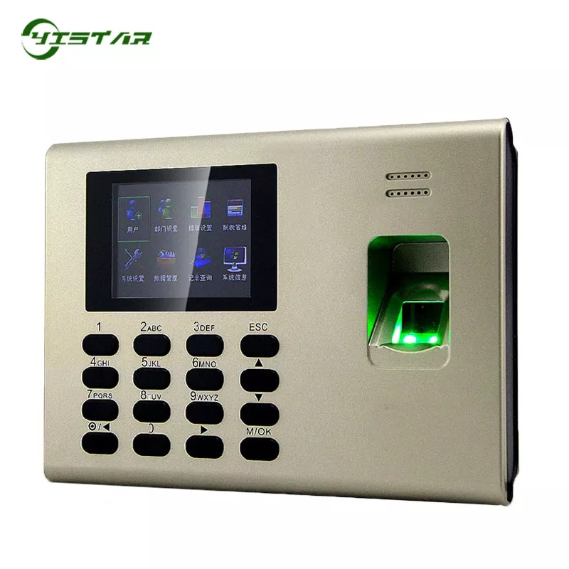 K40 With Built-in Battery Fingerprint Time Attendance Machine Biometric Fingerprint Time Attendance and access control