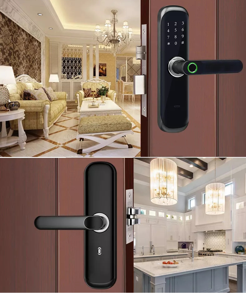 High Security Smart Lock Fingerprint Digital Door Lock OEM Available Tuya TTLock Gate Locks