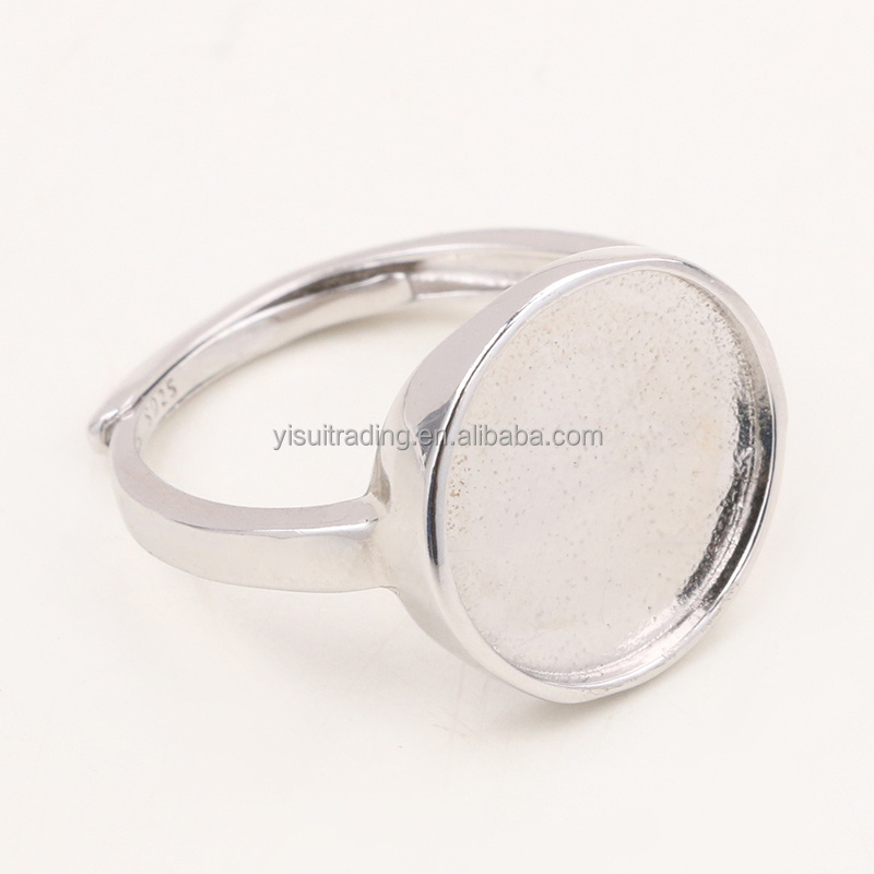 Blank Bezel Settings Ring Cabochon Base Pendant Tray - Buy Ring Base