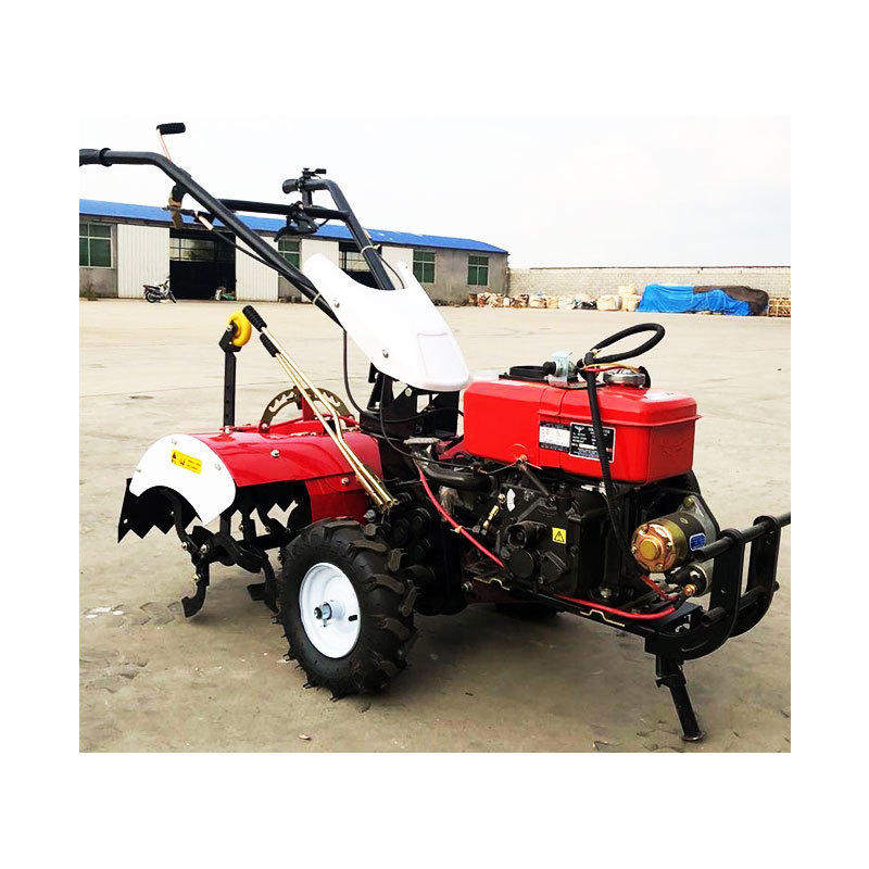 cultivator power tiller machine rice paddy cultivator hand tractor 10hp diesel tiller cultivator