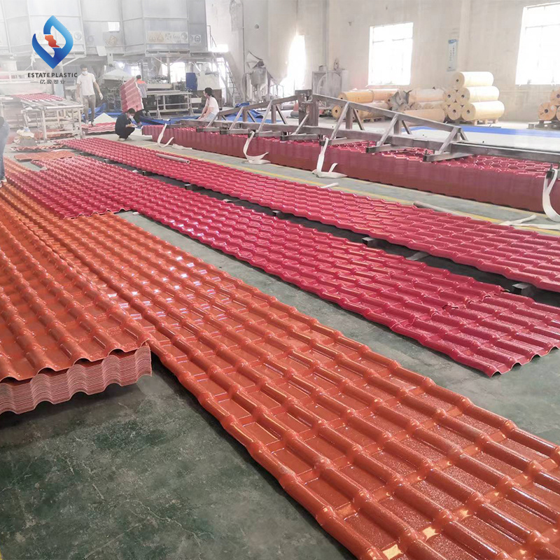 Estate Cheap Price Plastic Sheets Tile Material ASA PVC Modern Roofing Sheet Tile