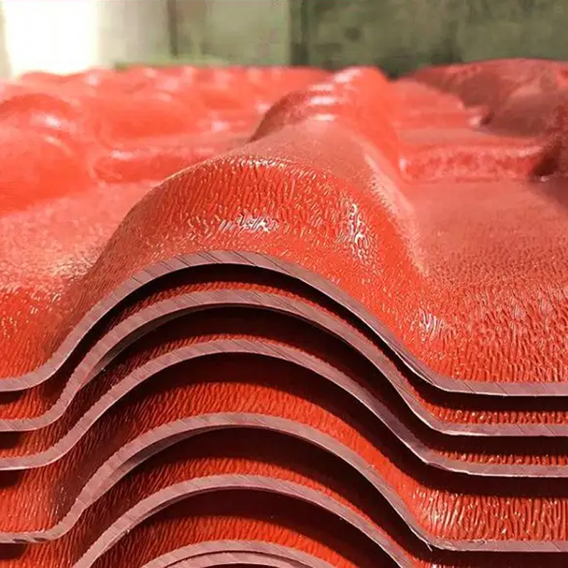 Estate Low Price UPvc Roofing Tiles Sheet 4-Layer ASA Synthetic Resin Roof Tile