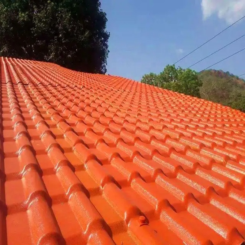 Estate anti-impact plastic roof pvc tiles upvc roofing pvc sheet roofing panel for trade market