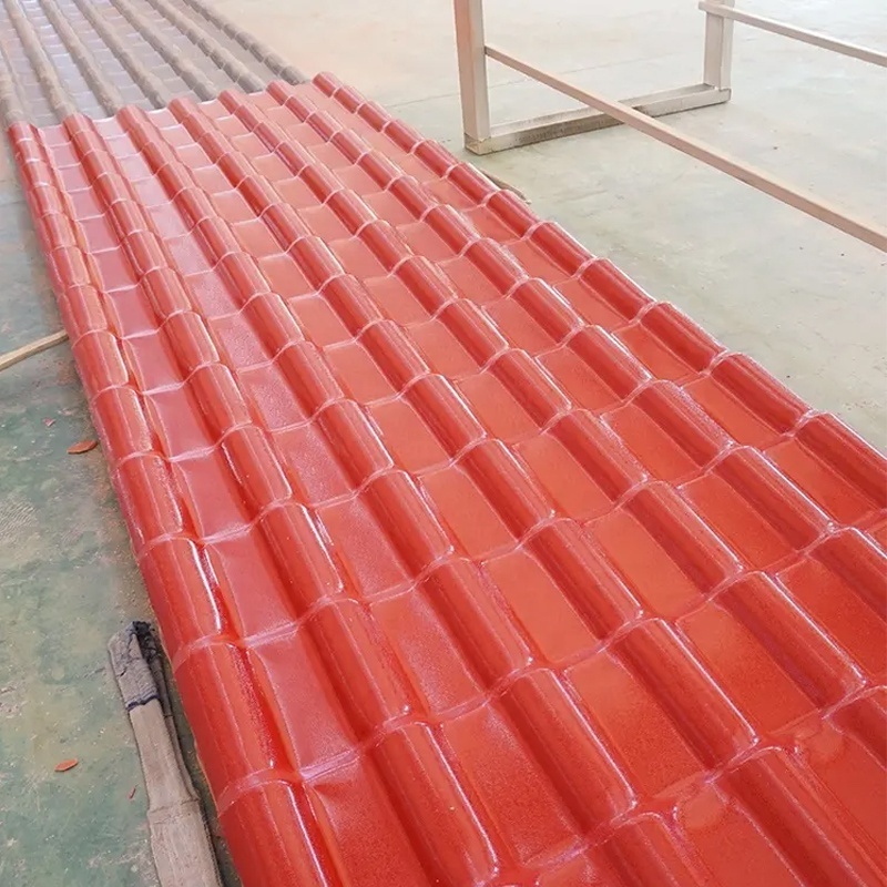 Estate anti-impact plastic roof pvc tiles upvc roofing pvc sheet roofing panel for trade market