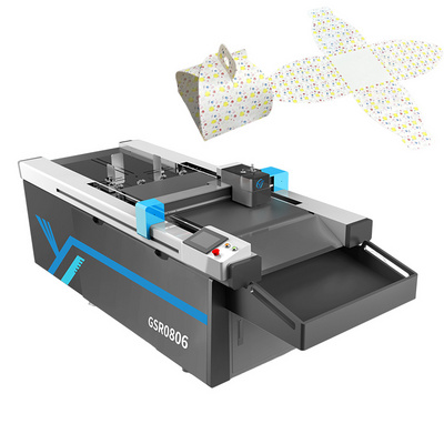 Automatic Box Cutting Creasing Plotter  digital die cutter carton box flatbed cutter cutting machine cardboard cutting machine