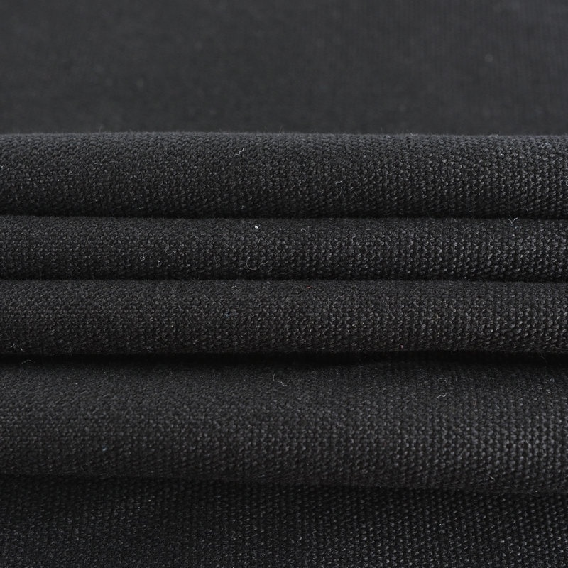 black 12oz 12 oz  polyester cotton canvas fabric for tent shoes bags making