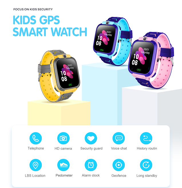 2023 New product Smart Bracelet 2G kids smart watch Phone Anti-Lost LBS tracking  gps wrist watch for kids