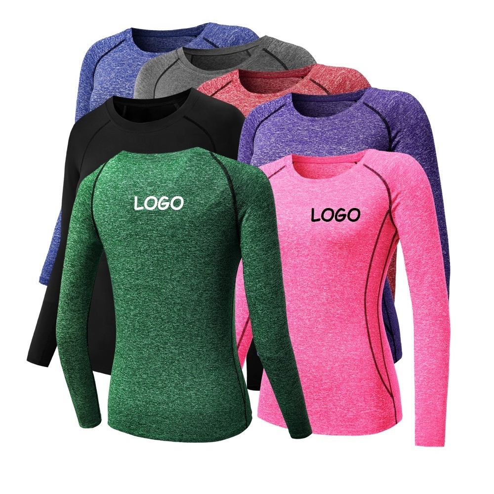 Custom Logo US Size High End Hollowed Yoga Wear Shirt Sports Fitness Finger Cots Tight Long Sleeves Women Yoga Top