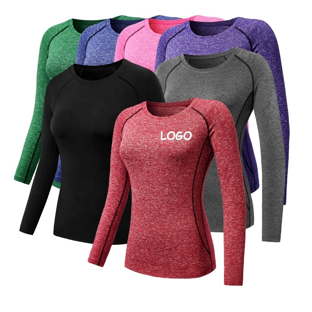 Custom Logo US Size High End Hollowed Yoga Wear Shirt Sports Fitness Finger Cots Tight Long Sleeves Women Yoga Top