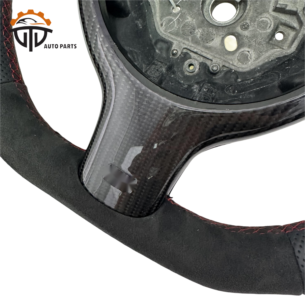 Replacement Racing Auto Parts  for BMW E46 3 Series Real Carbon Fiber Steering Wheel