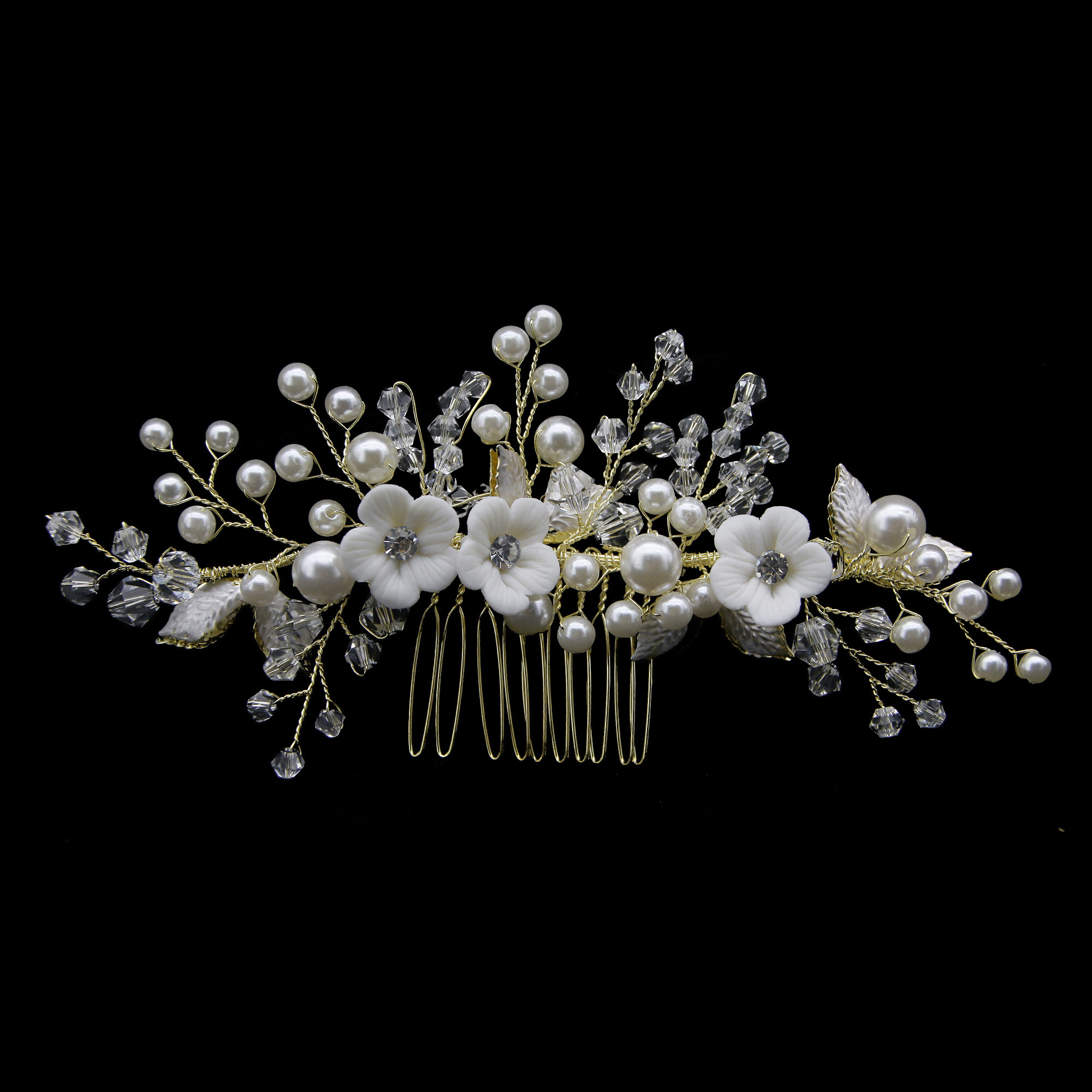 2023 New Arrivals Cute Kids Artificial Flower Trendy Braid Jewelry Hair Accessories For Weddings Clip For Women