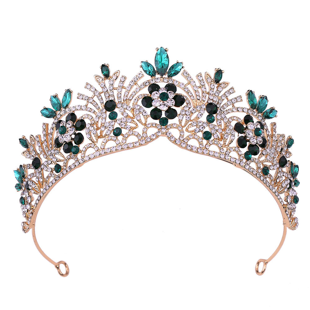 High Quality Bridesmaid Tiaras for Bride Girls Contoured Diadem Pageant Crown Cheap Tiara