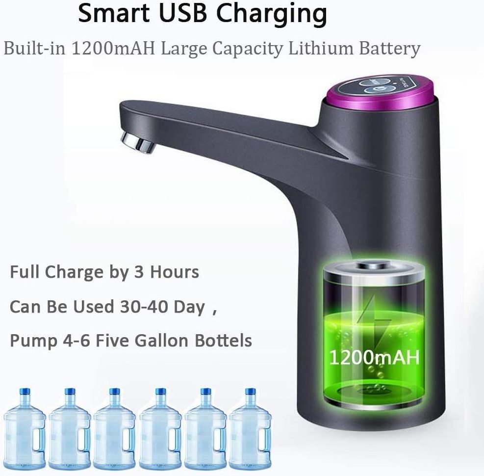 High quality Electric USB Charging Automatic Water Dispenser Drinking Water Jug Pump