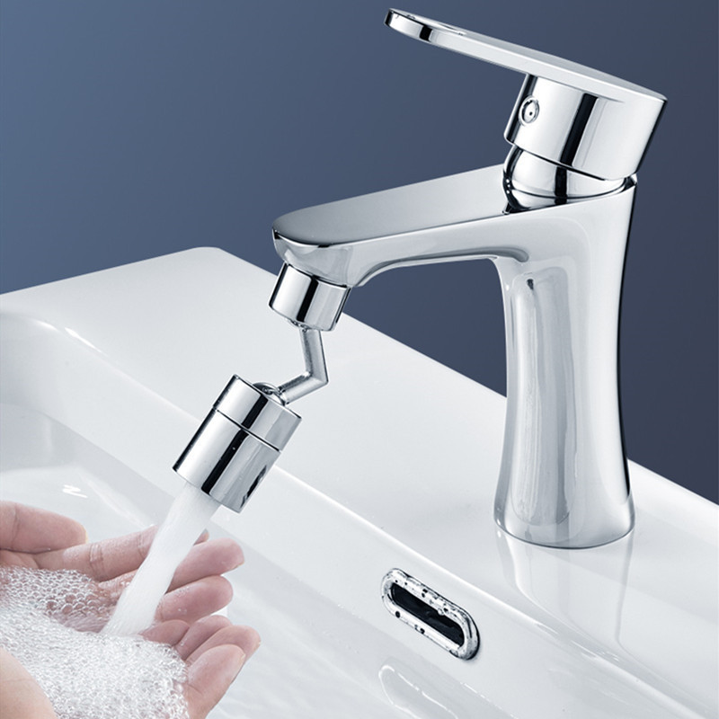 New Universal Splash Filter Faucet Multi-function Sprayer 720 360  Degrees Rotatable Rotation Rotating basin Faucet