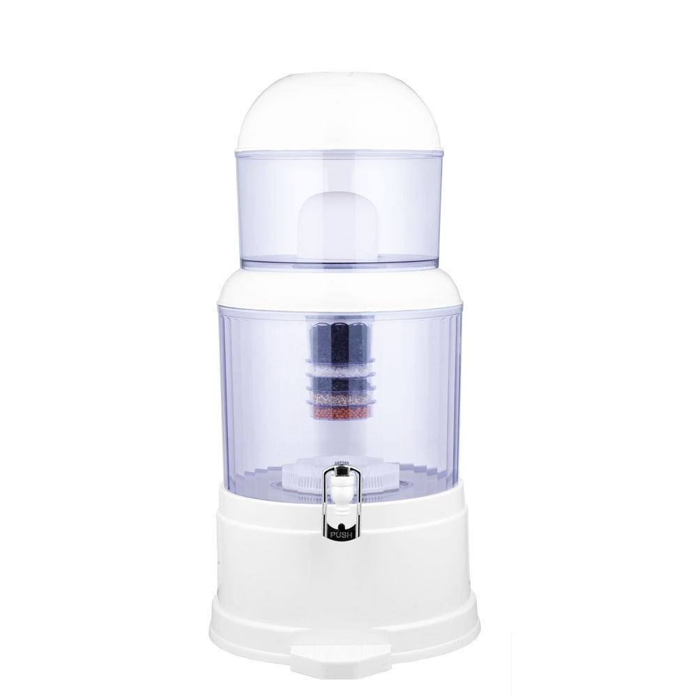 Hot Selling 5-8 Stages Ceramic Mineral Water Pot Direct Drinking Water Dispenser Desktop Gravity Water Filter Purifier