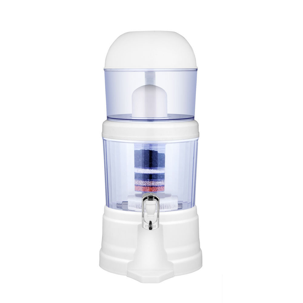 Hot Selling 5-8 Stages Ceramic Mineral Water Pot Direct Drinking Water Dispenser Desktop Gravity Water Filter Purifier