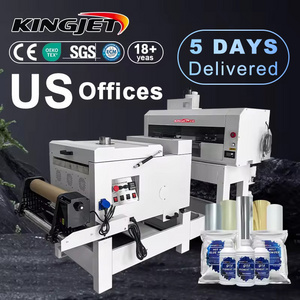 KINGJET XP600 DTF A3 Inkjet Printer Easy-to-Operate Automatic Garment Printing Machine T-Shirts Cloth Stickers 1-Year A4 300mm