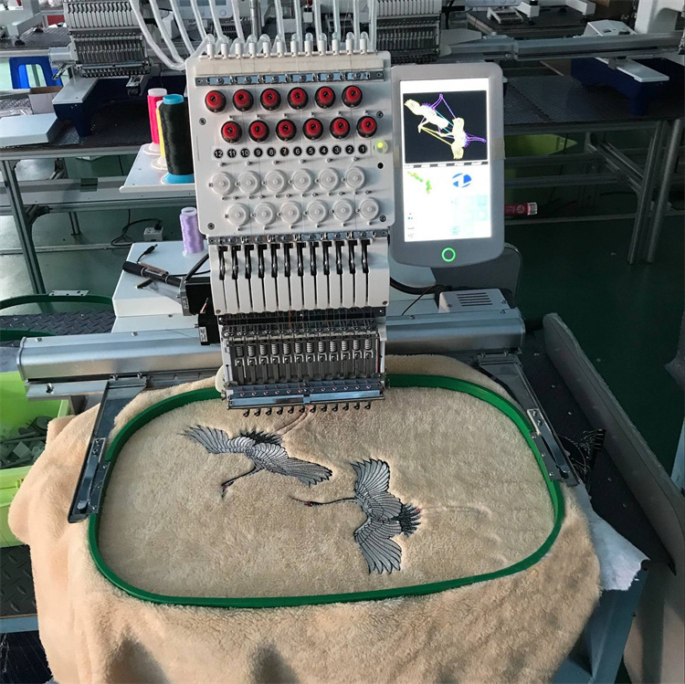 Affordable price single head 2 4 6 head embroidery machine computerized EM-1010