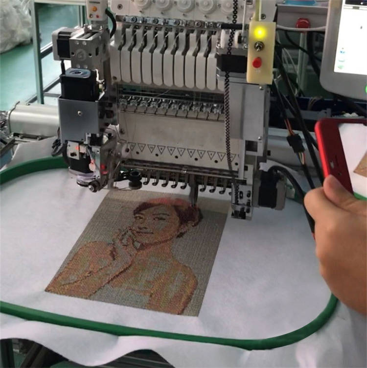 Affordable price single head 2 4 6 head embroidery machine computerized EM-1010