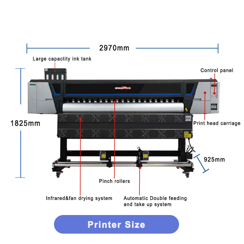 1.8m 1.9m 3.2m sublimation transfer paper cloth printer impresora textil digital cloth fabric textile printing machine for sale