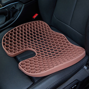 High Quality Office Cooling Gel Silicone Honeycomb Car Seat Cushion With Out Cover Removable Cooling Gel Car Seat Cushion