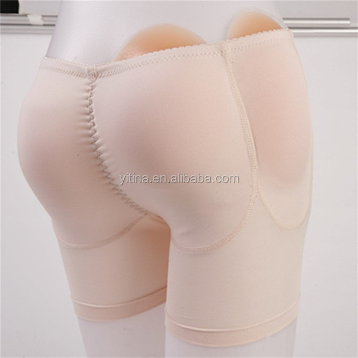 SL005 Hip and Bottom push up women panty with FOUR silicone pads Sexy girls Push up Panties