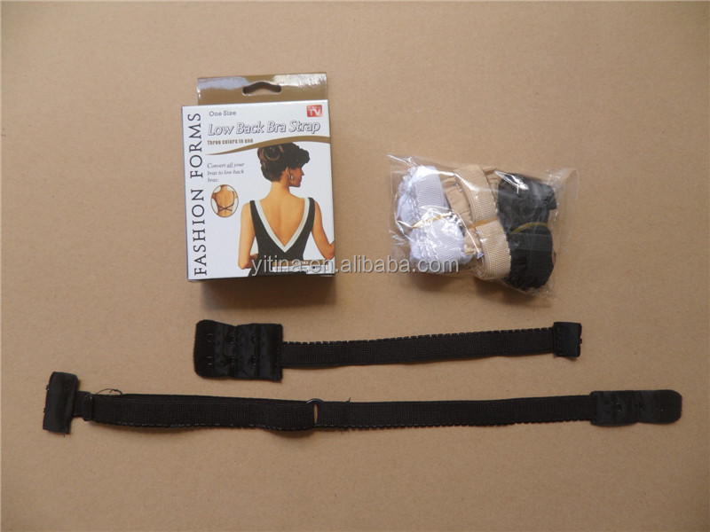 Low Back Backless Bra Strap Adapter Converter Fully Adjustable Extender Hook BE03 underwear accessories Low back bra straps